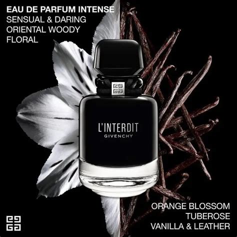 l'interdit givenchy note olfattive|givenchy intense.